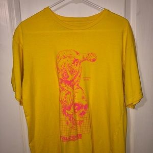 “Welcome” -Brand Short -Sleeved Graphic T-Shirt